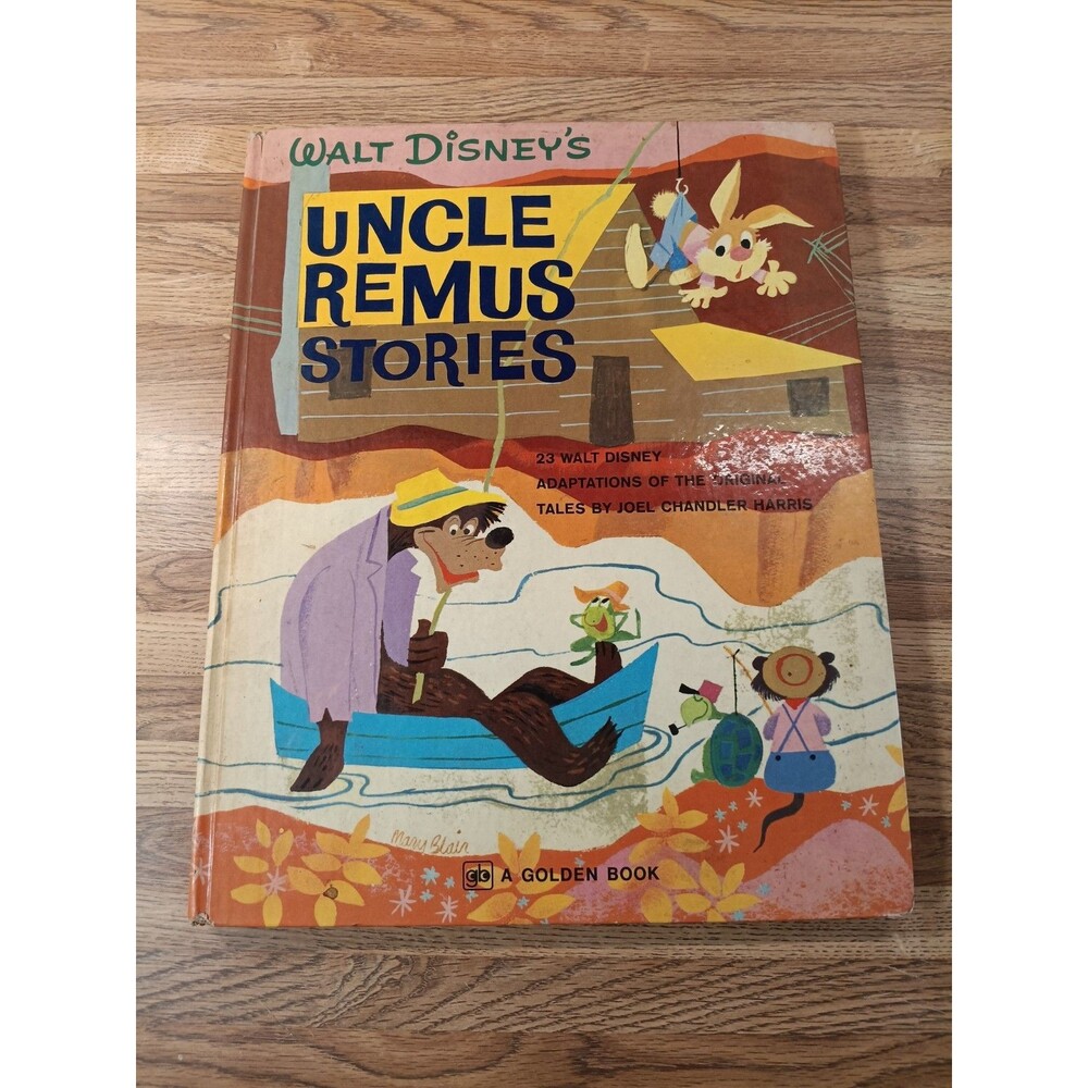 1972 Walt Disney's UNCLE REMUS STORIES A Giant Golden Book